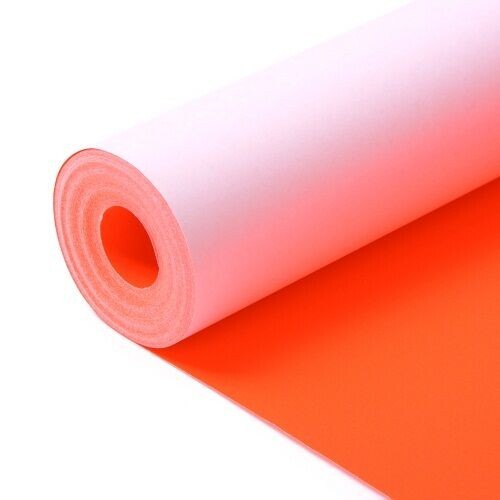 A1 Neon Fluorescent Paper Roll 100 Metre x 841mm - Orange