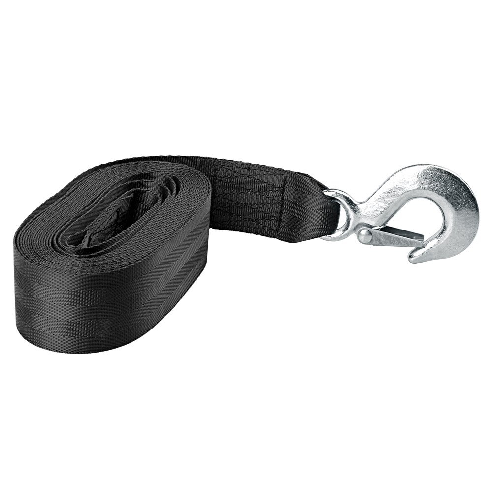 Winch Straps 20ft Boat Winch Strap with Hook Boat Trailer Winch Strap