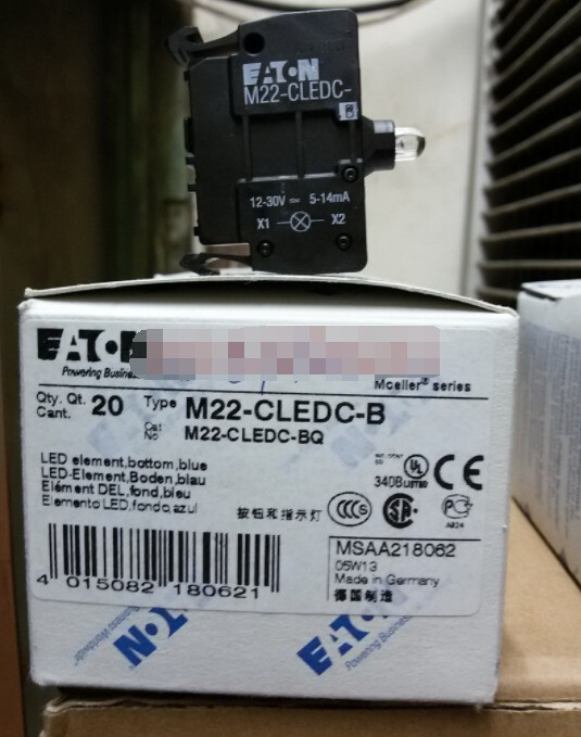 1PC New Eaton Moeller M22-CLEDC-B M22-CLEDC-BQ Lamp Module Blue Brand