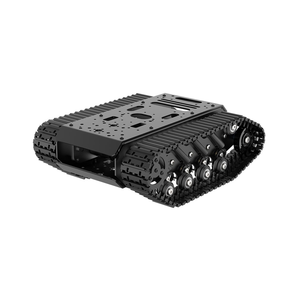 Tracked Robot Tank Chassis Kit with DC Motor Encoder and Suspension Shock