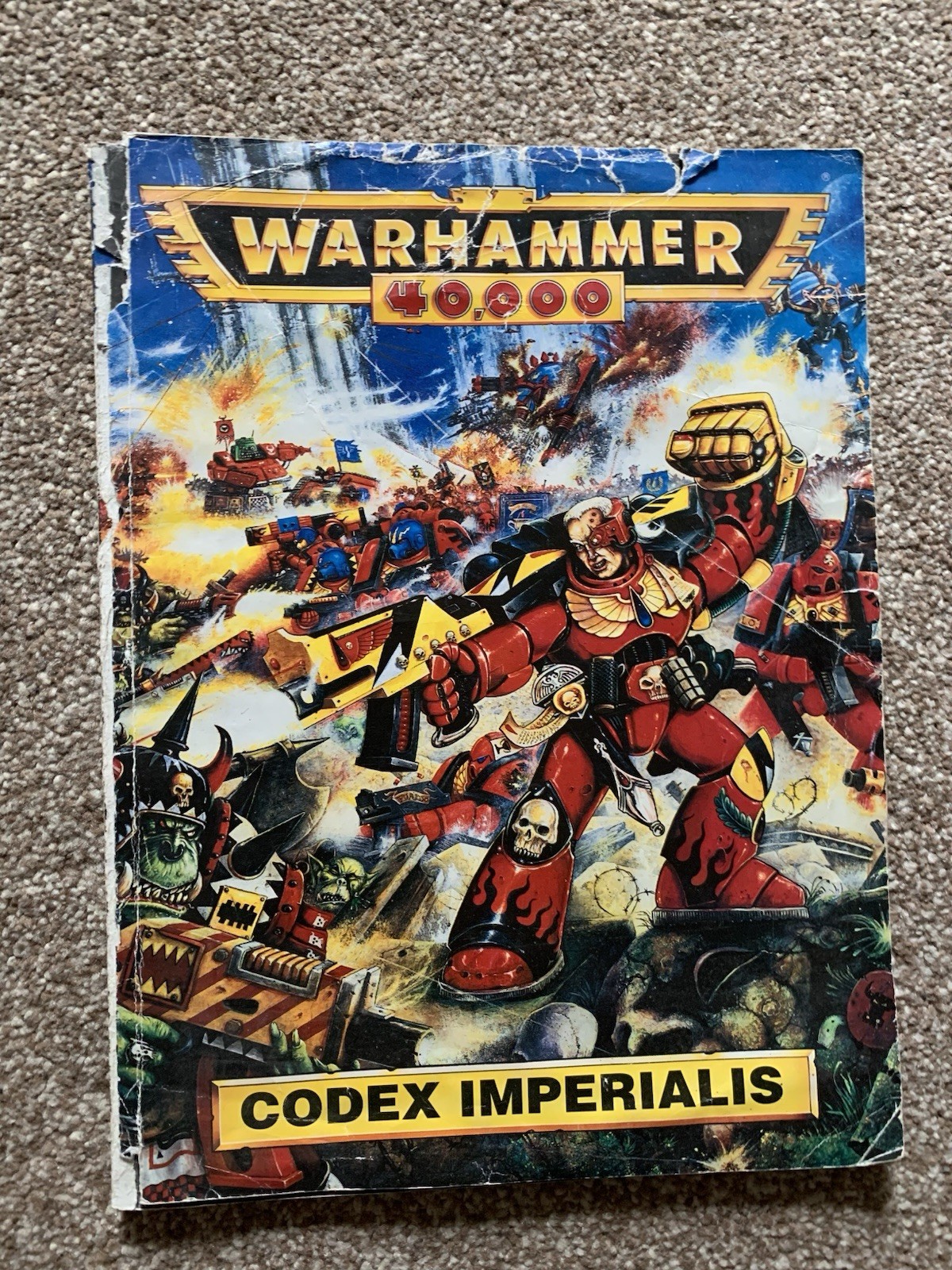 Warhammer 40,000 2nd Edition Rulebook, Codex Imperialis   1993 softback