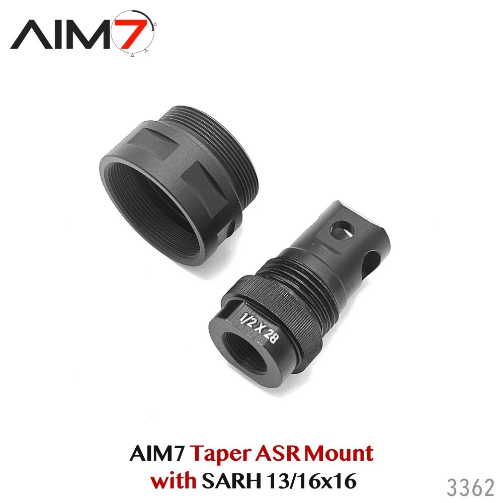 AIM7 Tempest XDT Taper ASR Mount & SARH MUZZLE 13/16×16