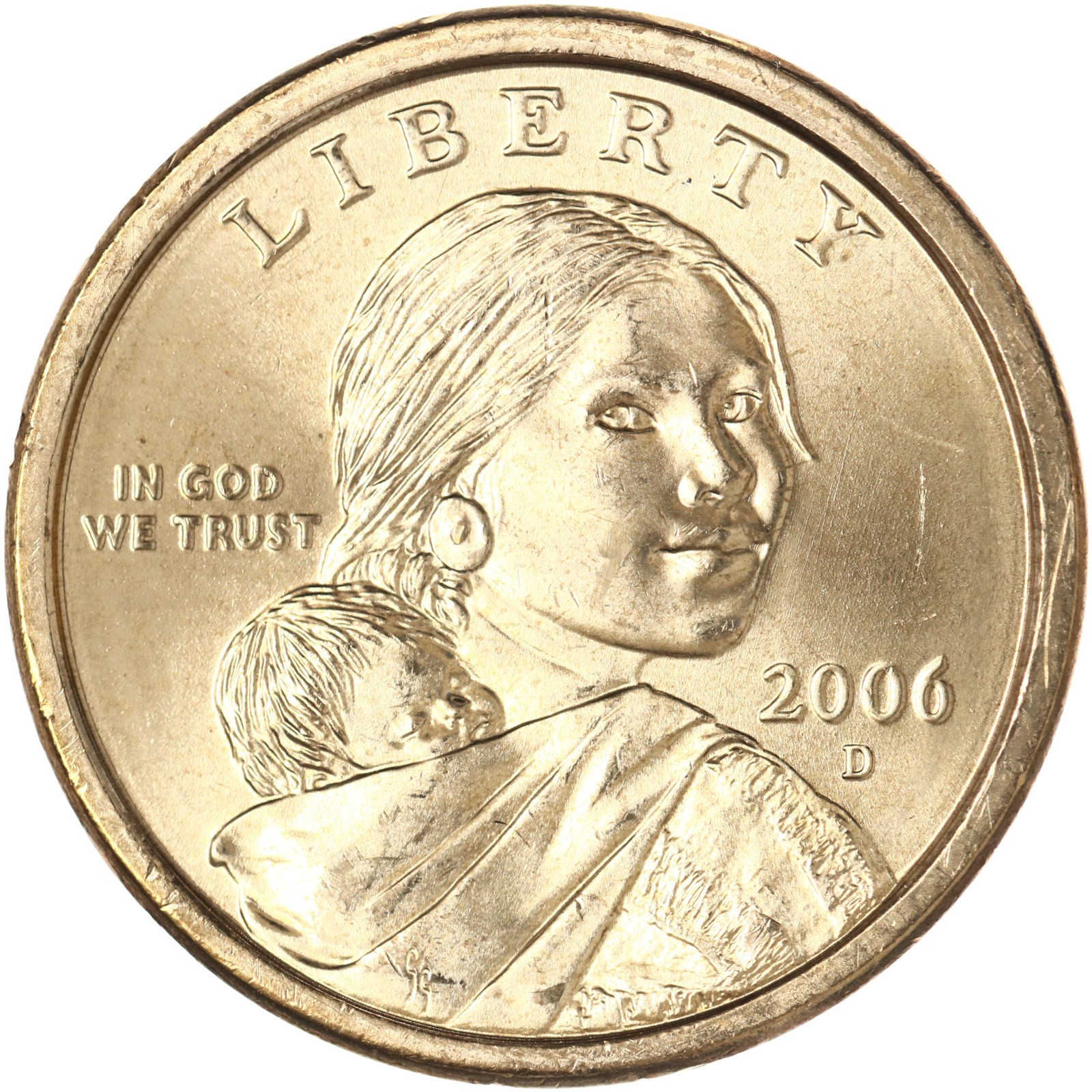 2006 D Native American Sacagawea Dollar BU