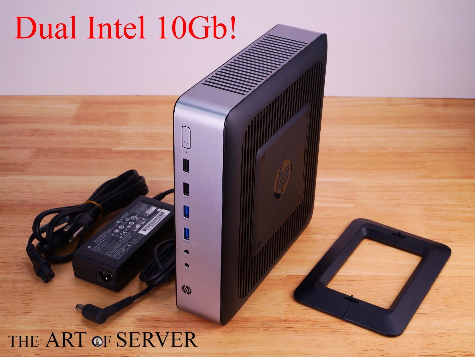 HP T730 8GB-RAM 64GB-SSD X550-T2 2x10Gb 1xGb PSU Stand OPNSense firewall router