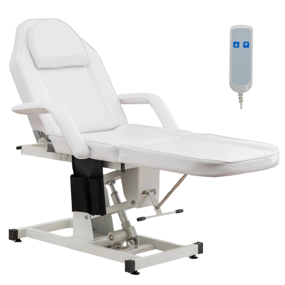Electric Salon Bed 440LBS Massage Table Remote Control Adjustable PU Leather