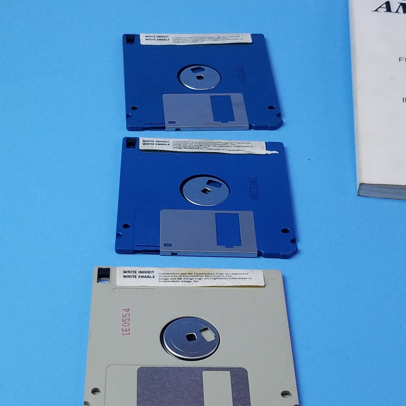 Vintage Commodore Amiga Enhancer Box 3 DISK Software Manual Book