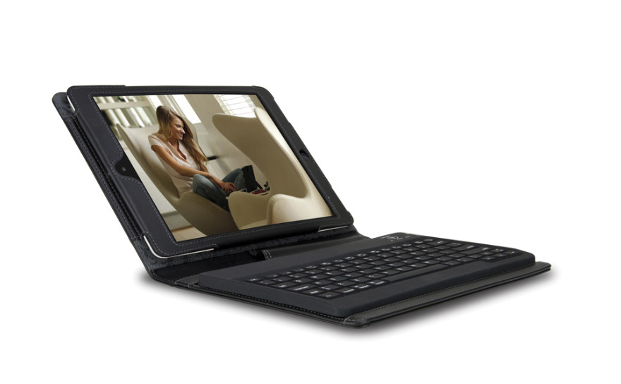 Gecko Bluetooth Keyboard Folio Deluxe for iPad 5 - Black