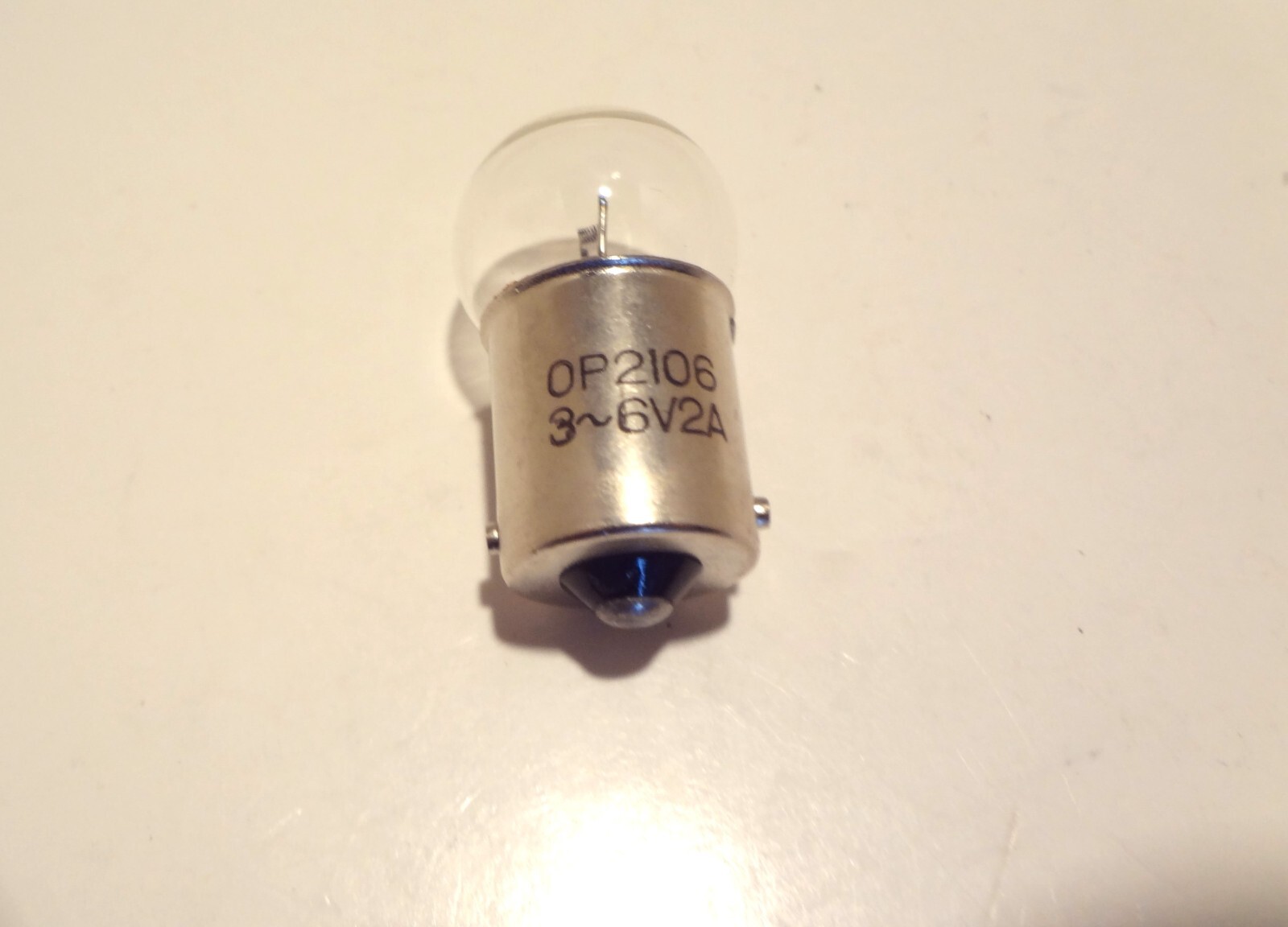 OLYMPUS MICROSCOPE BULB  HOSOBUCHI OP-2106   3-6 VOLT 2A #GB4