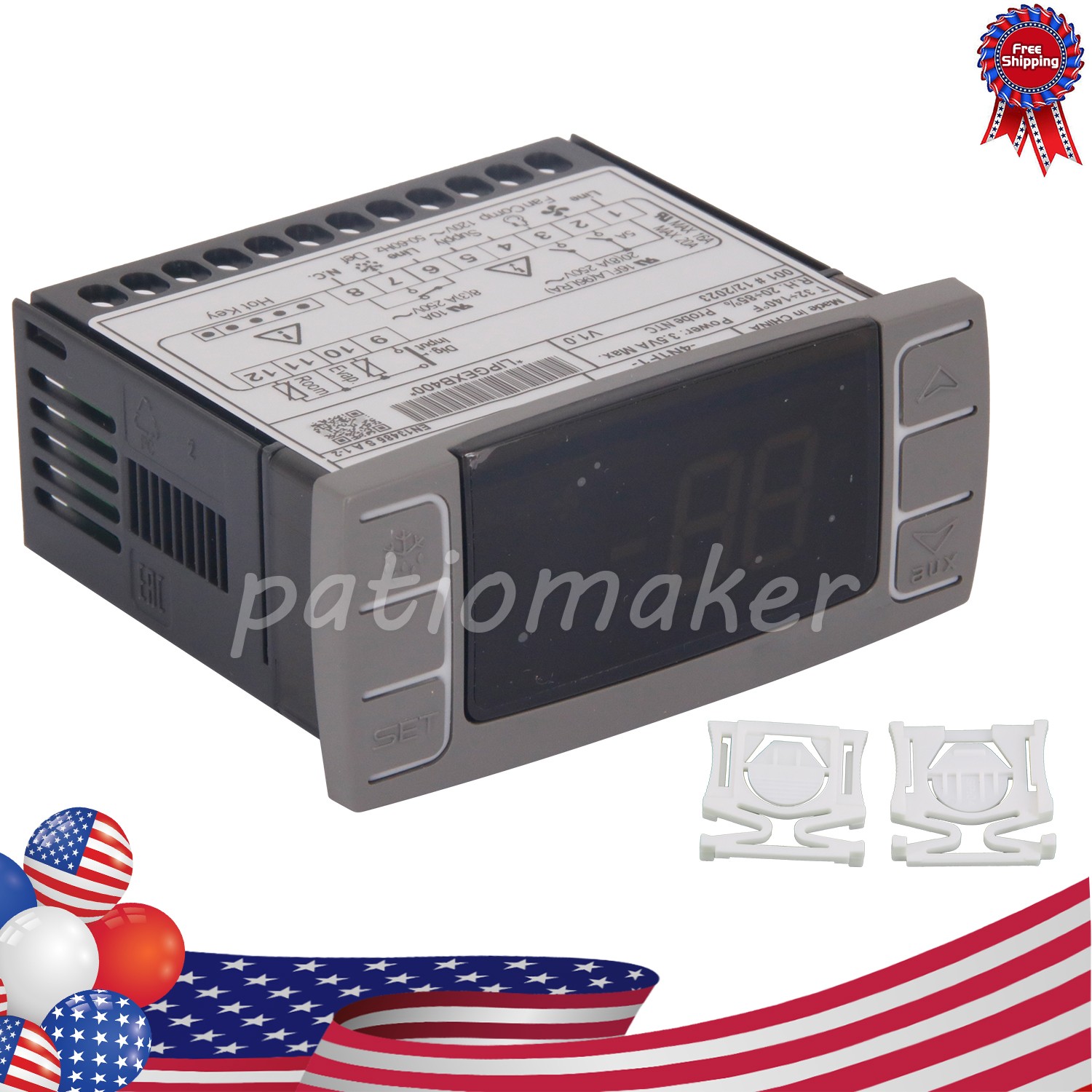 For Dixell XR06CX-4N1F1 Temperature Thermostat Controller For 110V Refrigeration