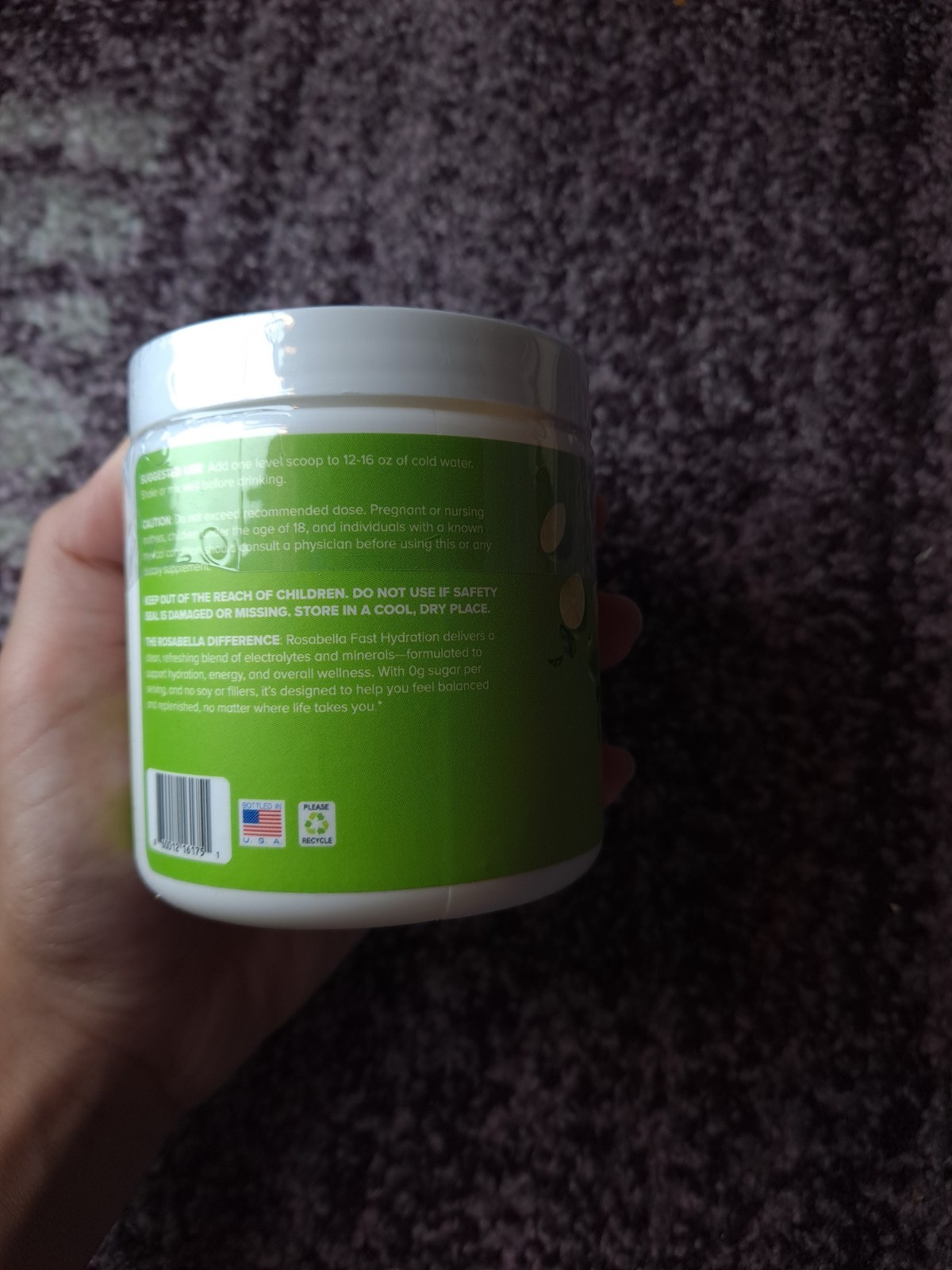Rosabella Electrolytes Hydration Powder Electrolyte Drink Lemon Lime Exp 9/27