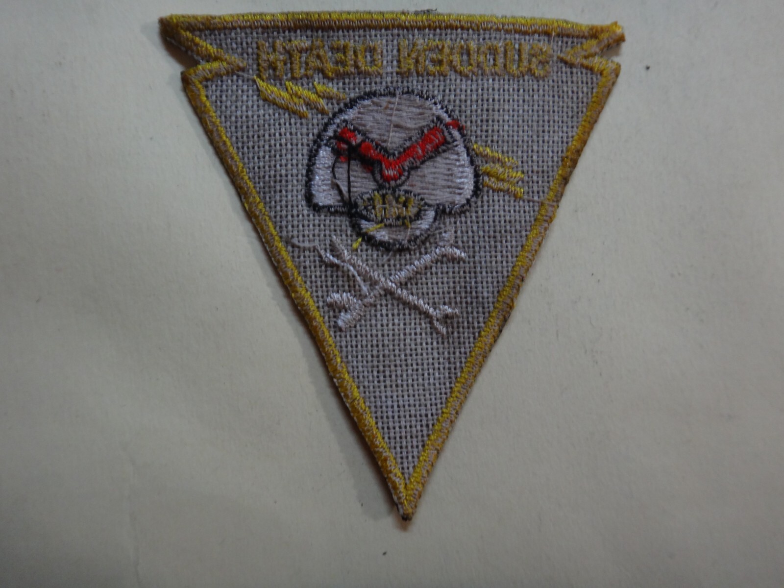 Vietnam War US 5th Special Forces Group Recon Team SUDDEN DEATH Patch