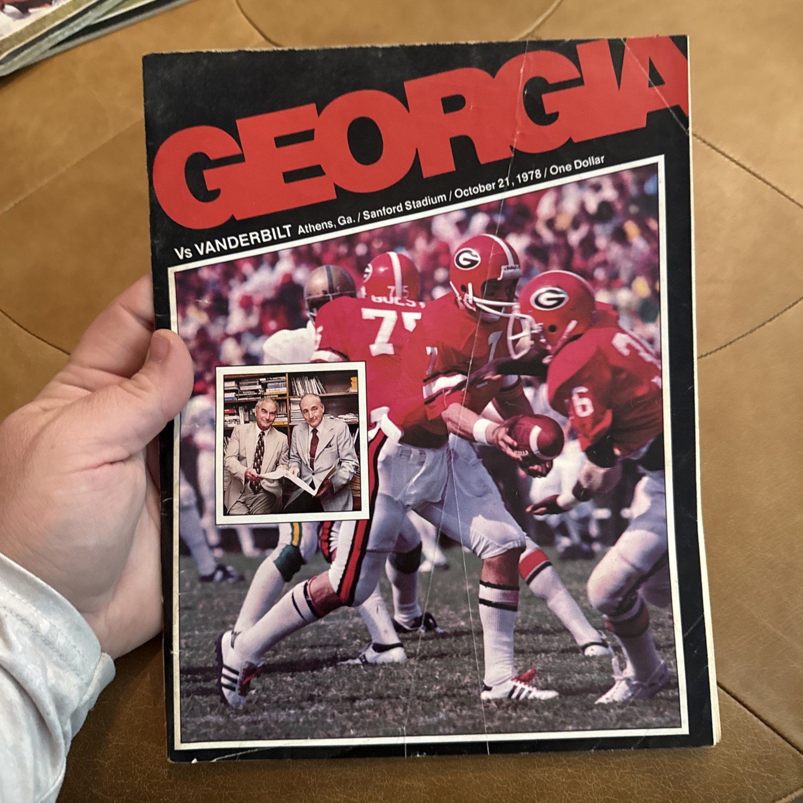 Vintage 1978 Vanderbilt VS Georgia Football Program Bulldogs UGA Athens Dawgs