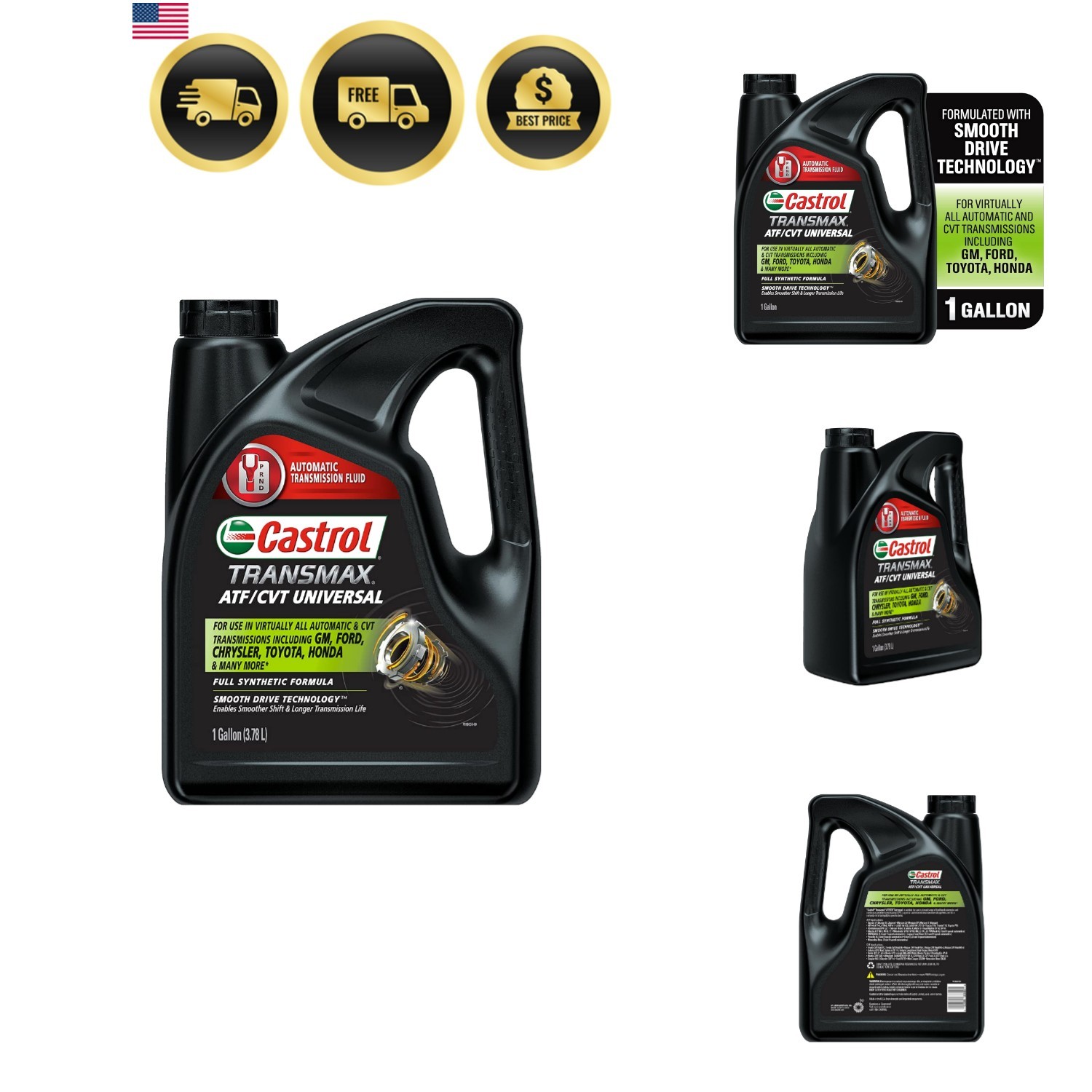 Transmax ATF/CVT Universal Automatic Transmission Fluid, 1 Gallon
