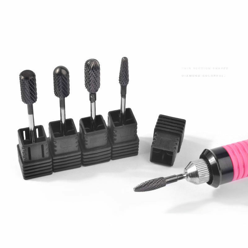 1pc Nail Art Grinding Drill Bits Tungsten Bullet Bit Electric Manicure Machine