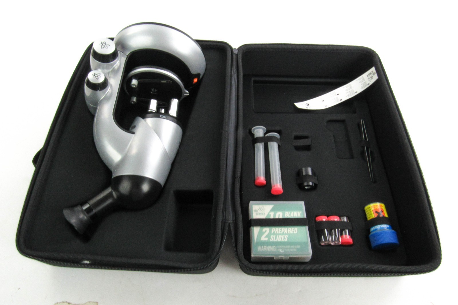 Edu Science Microscope Set 400X 100X 40X With Carry Case