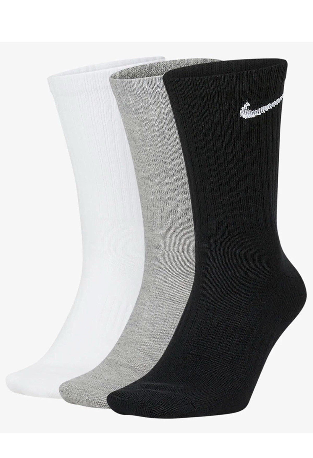 Nike Unisex Everyday Cushion crew Socks (6 Pair) MULTICOLOR LARGE