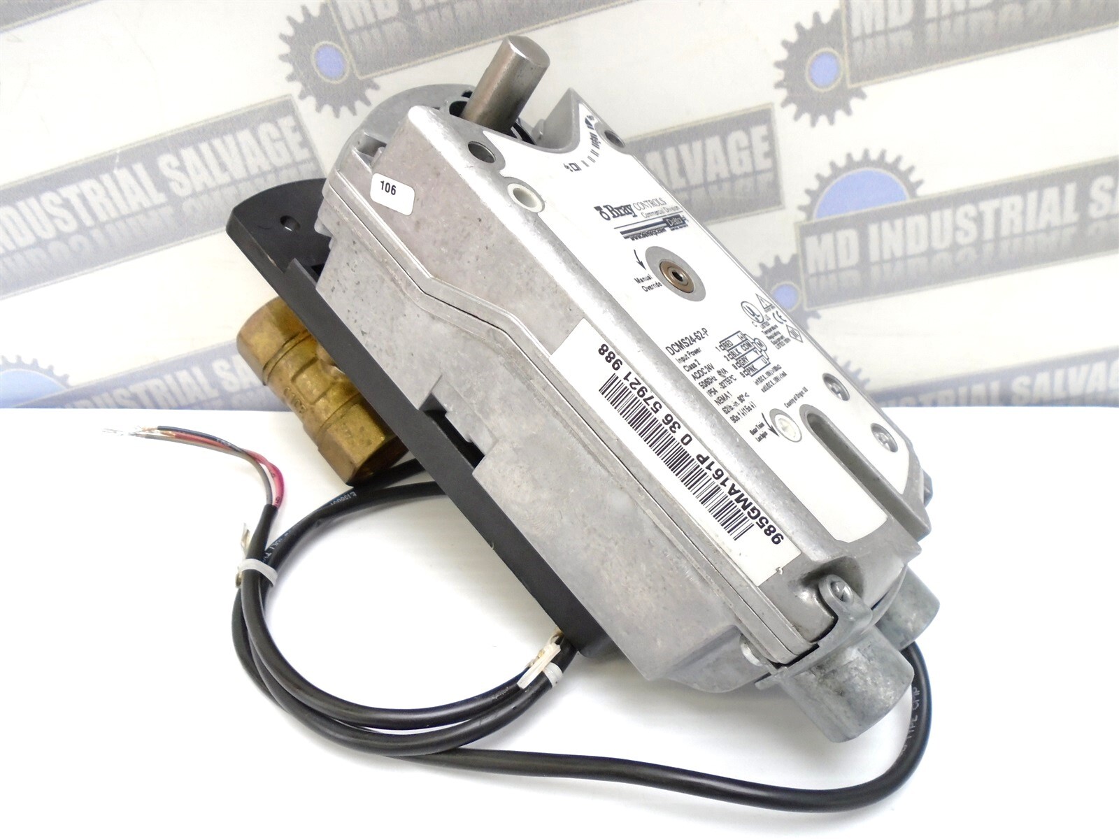 BRAY - ST75-2-04C/DCMS24-62-P - SPRING RETURN ACTUATOR - 24V 4.3=Cv 62 lb-in 3/4