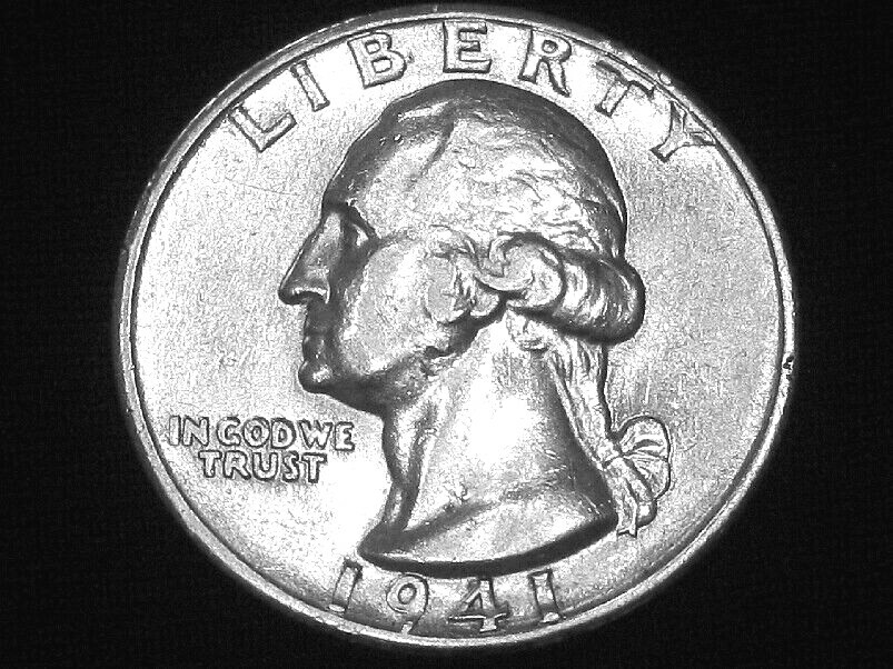 1941-D Washington Quarter --- Almost Uncirculated +++
