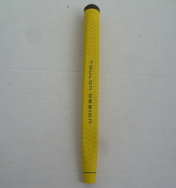 1- New- Toulon Design Deep Etched putter grip, Yellow color, 58, rare!