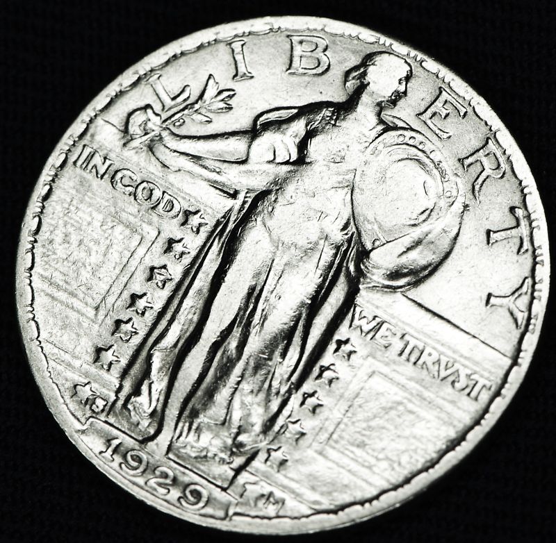 1929-s Standing Liberty Quarter. High Grade    (Inventory A)