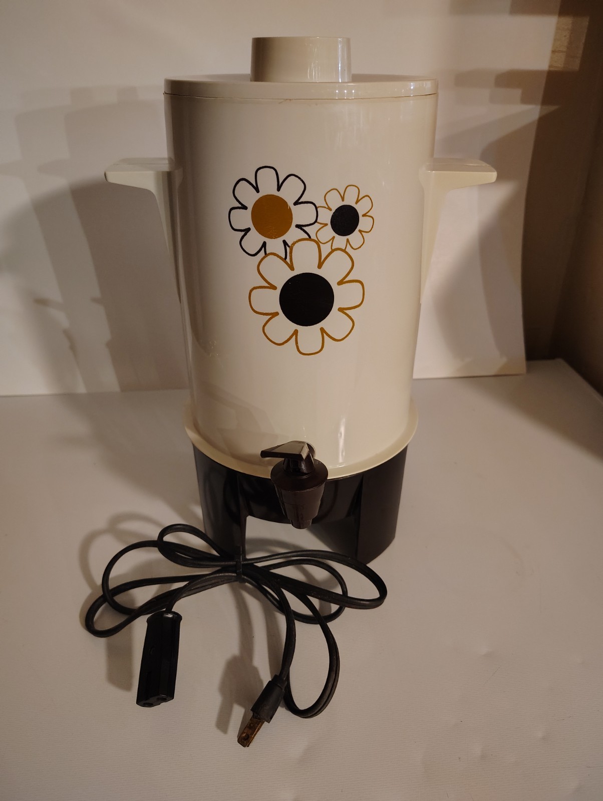 Vintage Regal Ware Poly Perk Electric Percolator Coffee Pot 10-20 Cups USA Made