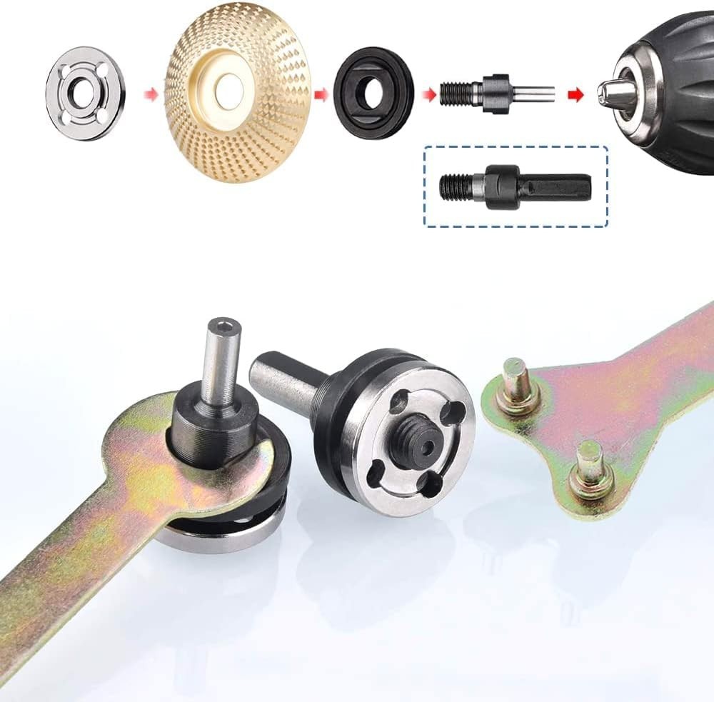 6-in-1 Electric Drill to Grinder Conversion Tool - Easy Setup Included