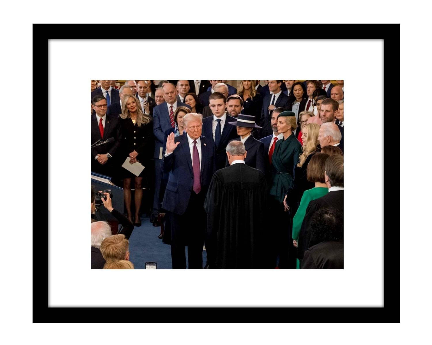 Donald Trump Inauguration 8x10 photo print 2025 Swearing In president MAGA