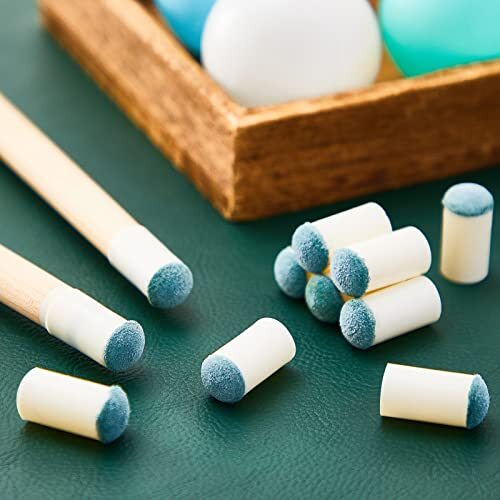 100 Pack Slip On Pool Cue Tips Replacements 4 Sizes Billiard Cue Tips