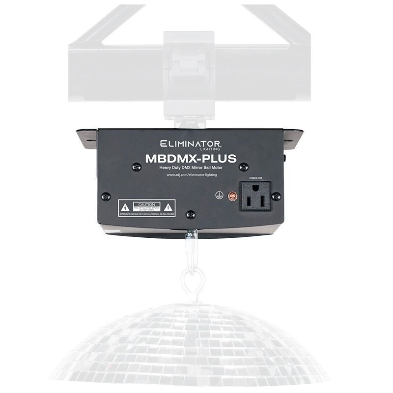 Eliminator Lighting MBDMX-PLUS Heavy Duty DMX Mirror Ball
