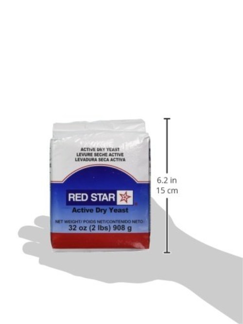 Active Dry Yeast 2 Pound Pouch - Pack of 2 for Baking Enthusiasts