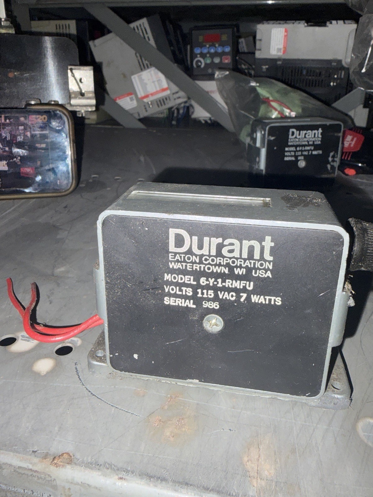 DURANT 6-Y-1-RMFU electromechanical counter knob reset USED