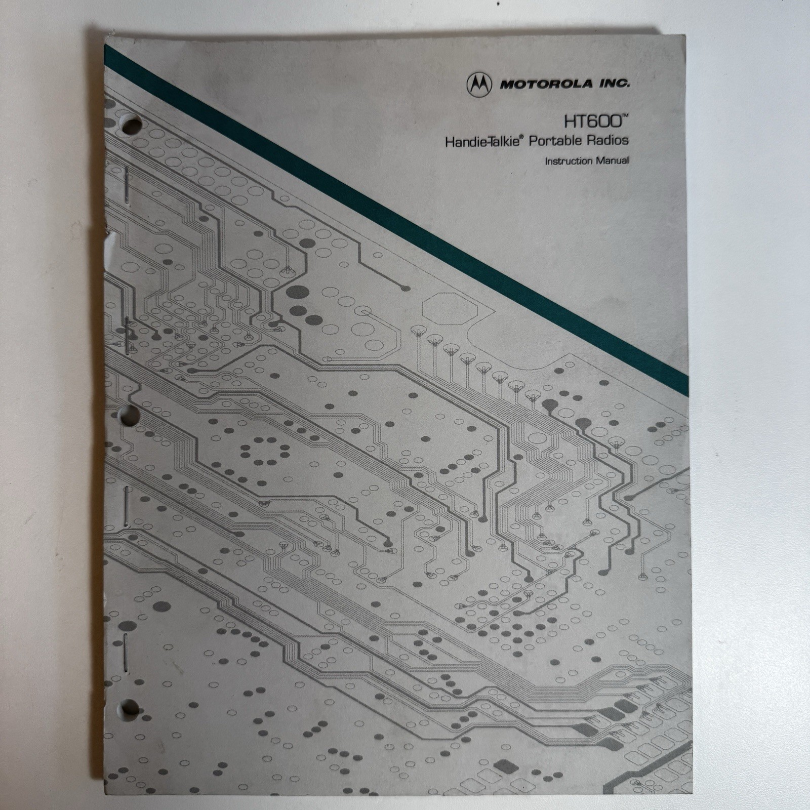 Motorola HT600 Handie-Talkie Portable Radios Instruction Manual 68P81065C75-A