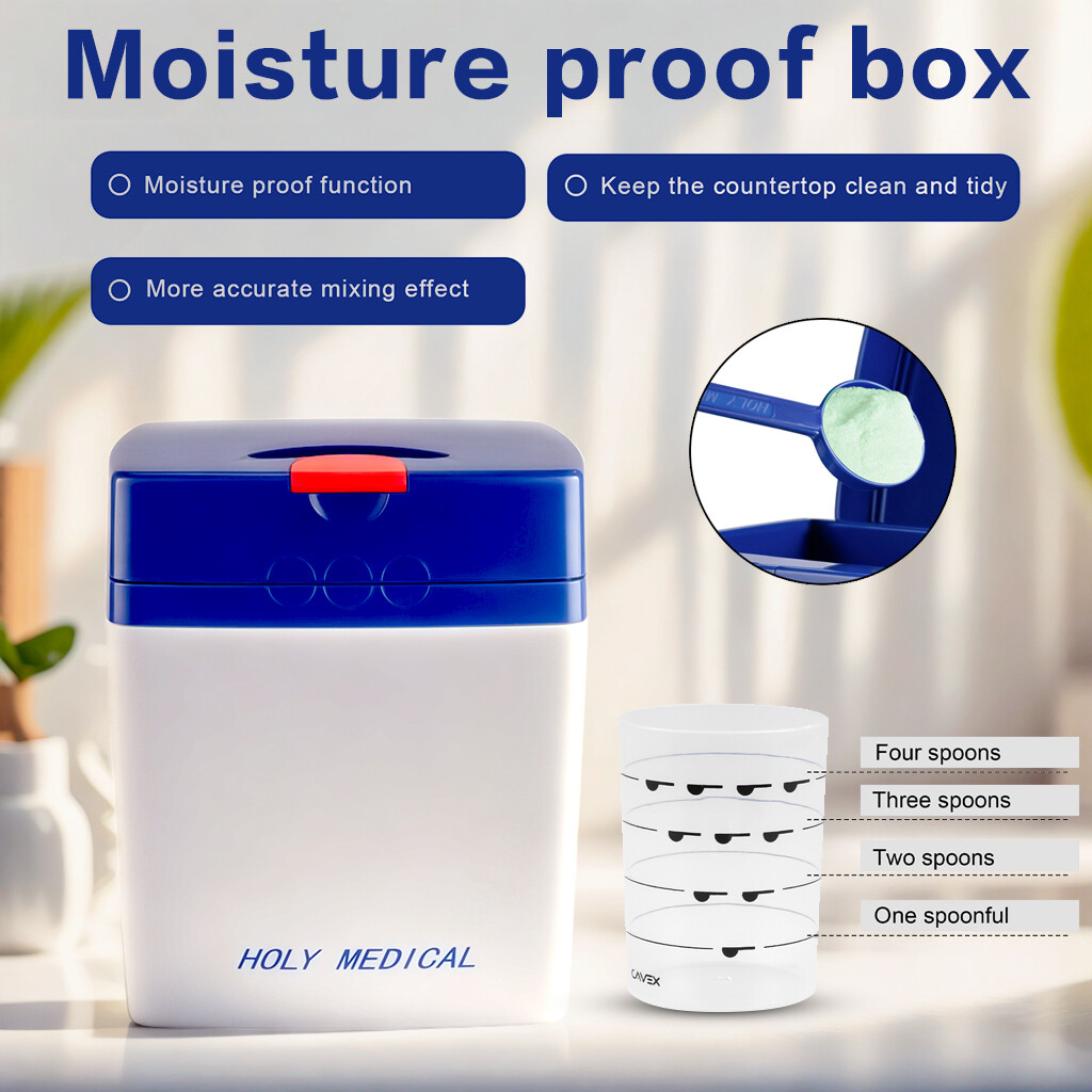 Dental Proof Box Stackable Storage for Impression Materials & Mixer Accessories
