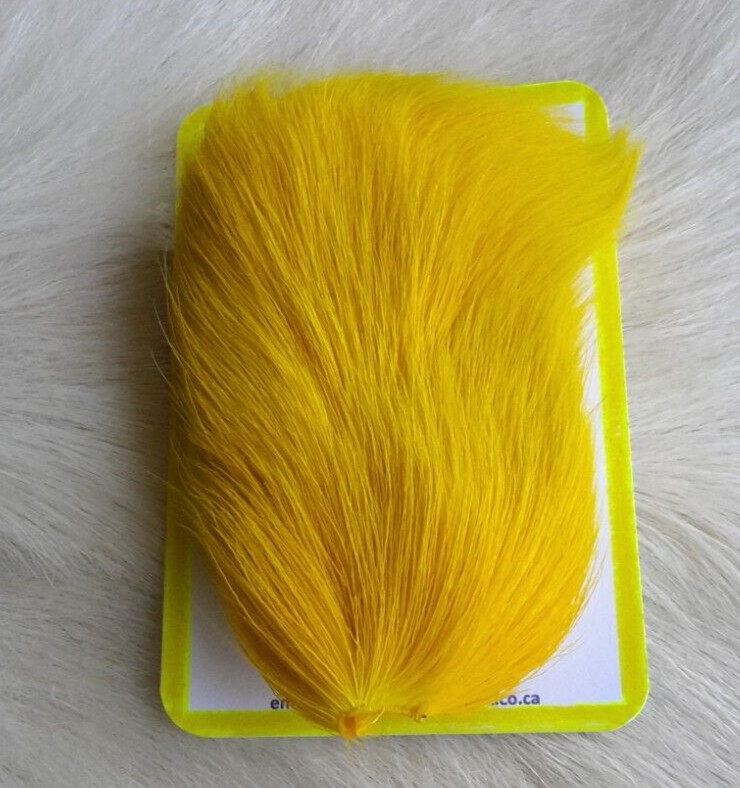Fly Tying Deer Hair..  Color;  Yellow.