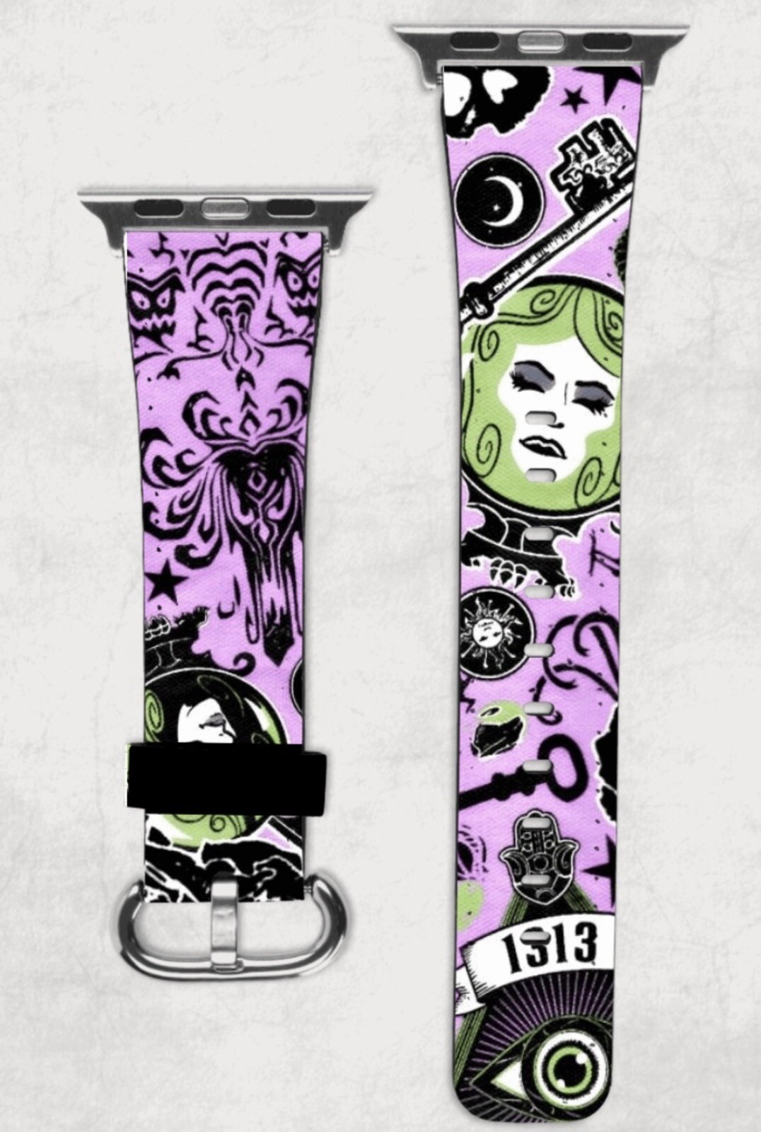 Madame Leota The Haunted Mansion Disney Apple Watch Band NEW 38/40/41 & 42/44/45