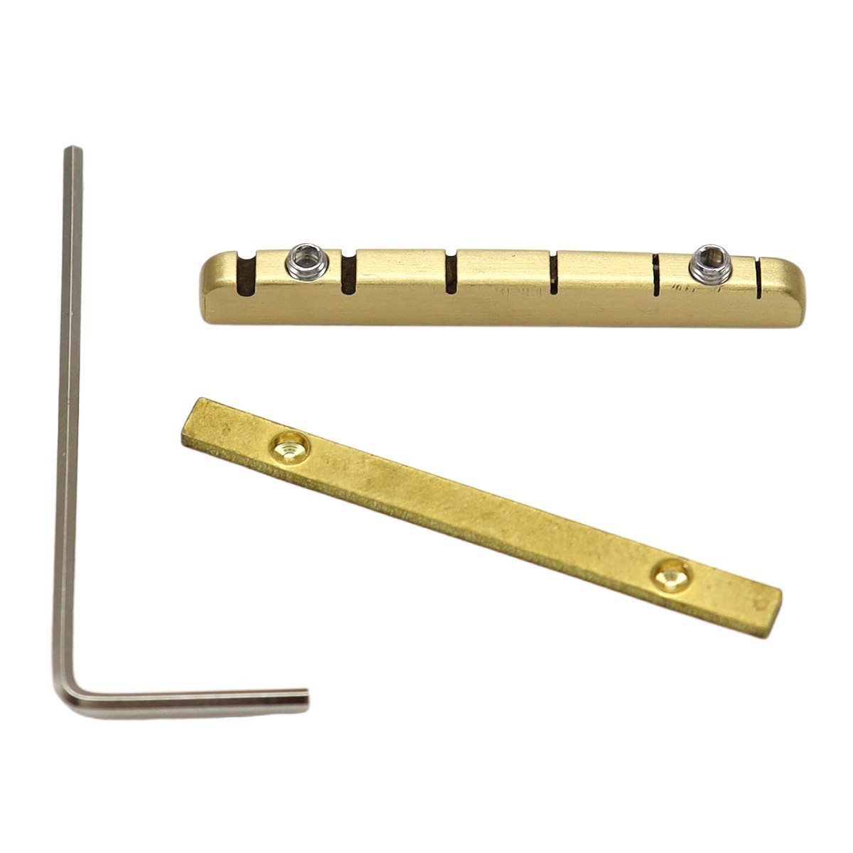 Brass Adjustable 6-String Electric Guitar Nut 42mm Width