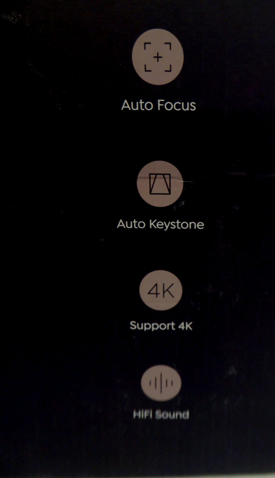 Toptro X7 Multimedia Android Projector 1080p 4K WiFi Bluetooth Built-in Apps