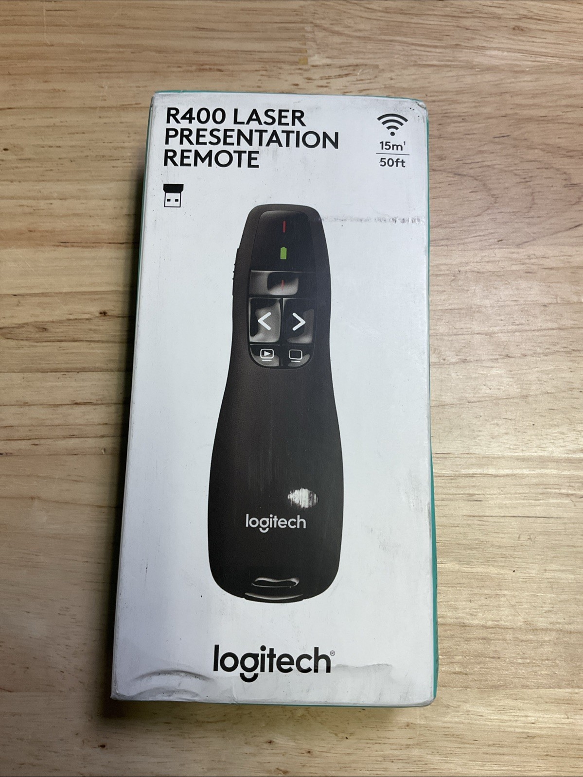 Logitech R400 Laser Presentation Remote - Black