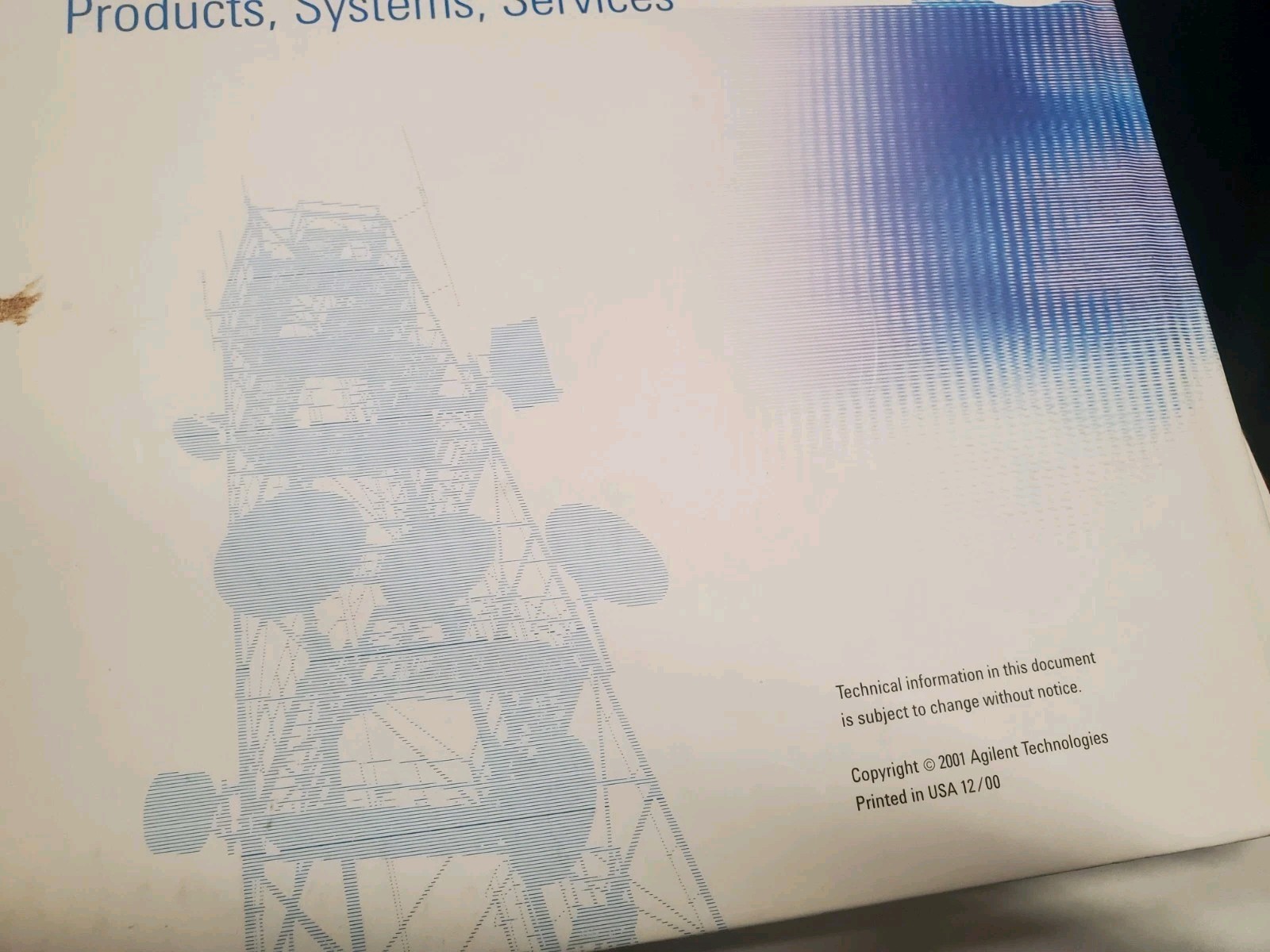 Agilent 2001 Test and Measurement Catalog