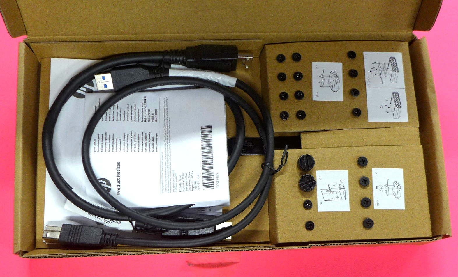 NEW HP B550 Z24f G3 Z24n G3 Z27q G3 Desktop Mounting Bracket Kit 16U00AT