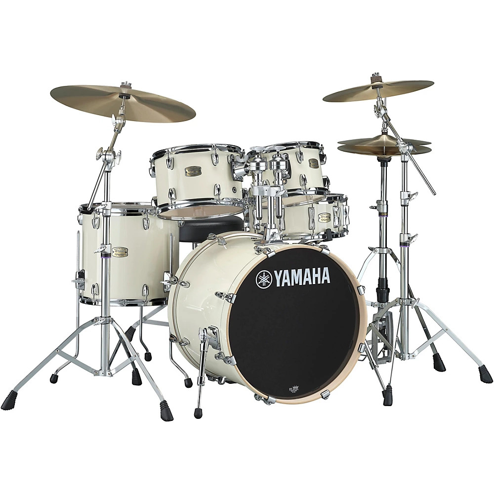 Yamaha Stage Custom Birch 5-Piece Shell Pack With 20" Bass Drum Classic White