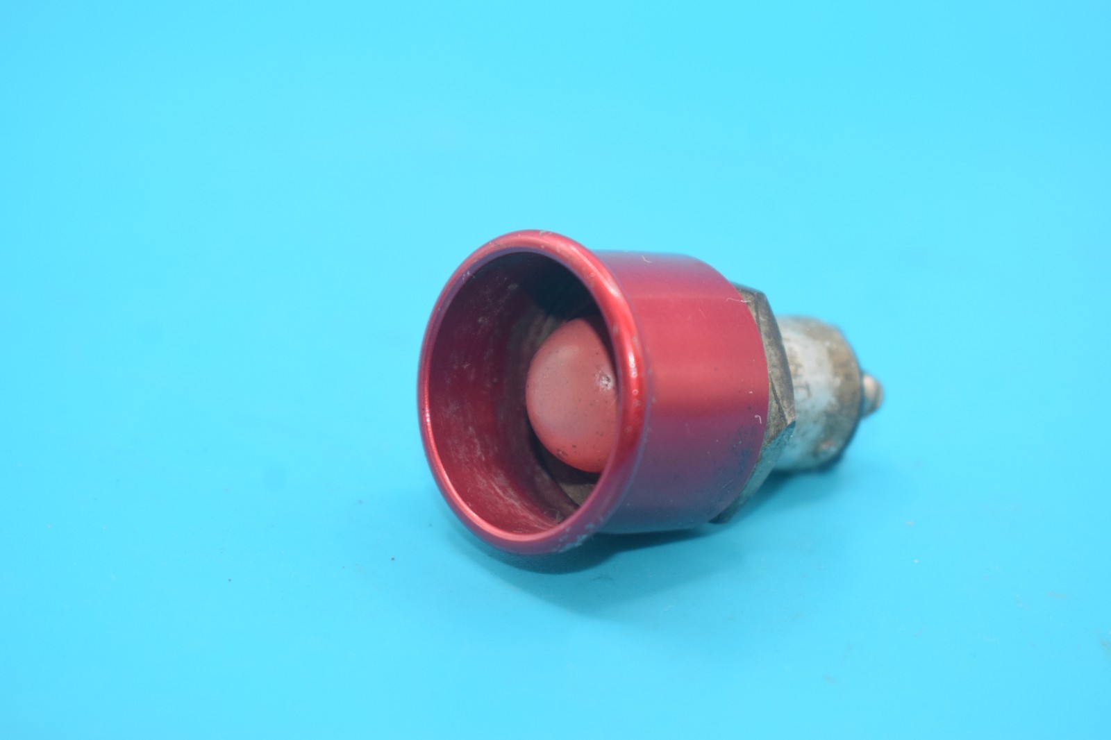 MILITARY BOMB SWITCH - HETHERINGTON - NOS STEAMPUNK - PUSH THE RED BUTTON!