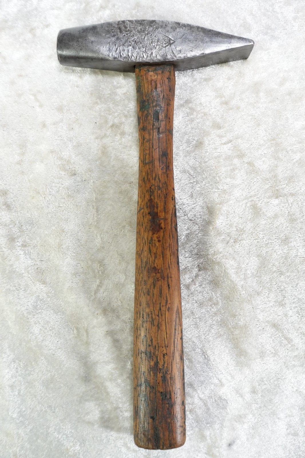 Vintage Shapleigh HDWR Diamond Edge Tinsmith Riveting Hammer 0.75 lbs Total Wt