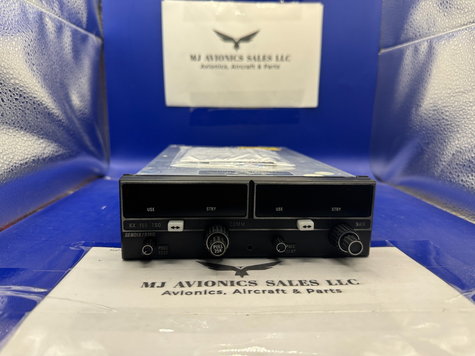 BENDIX/KING KX 155 P/N 069-1024-42 14VDC WITH GLIDE/SLOPE WITH FAA FORM 8130-3