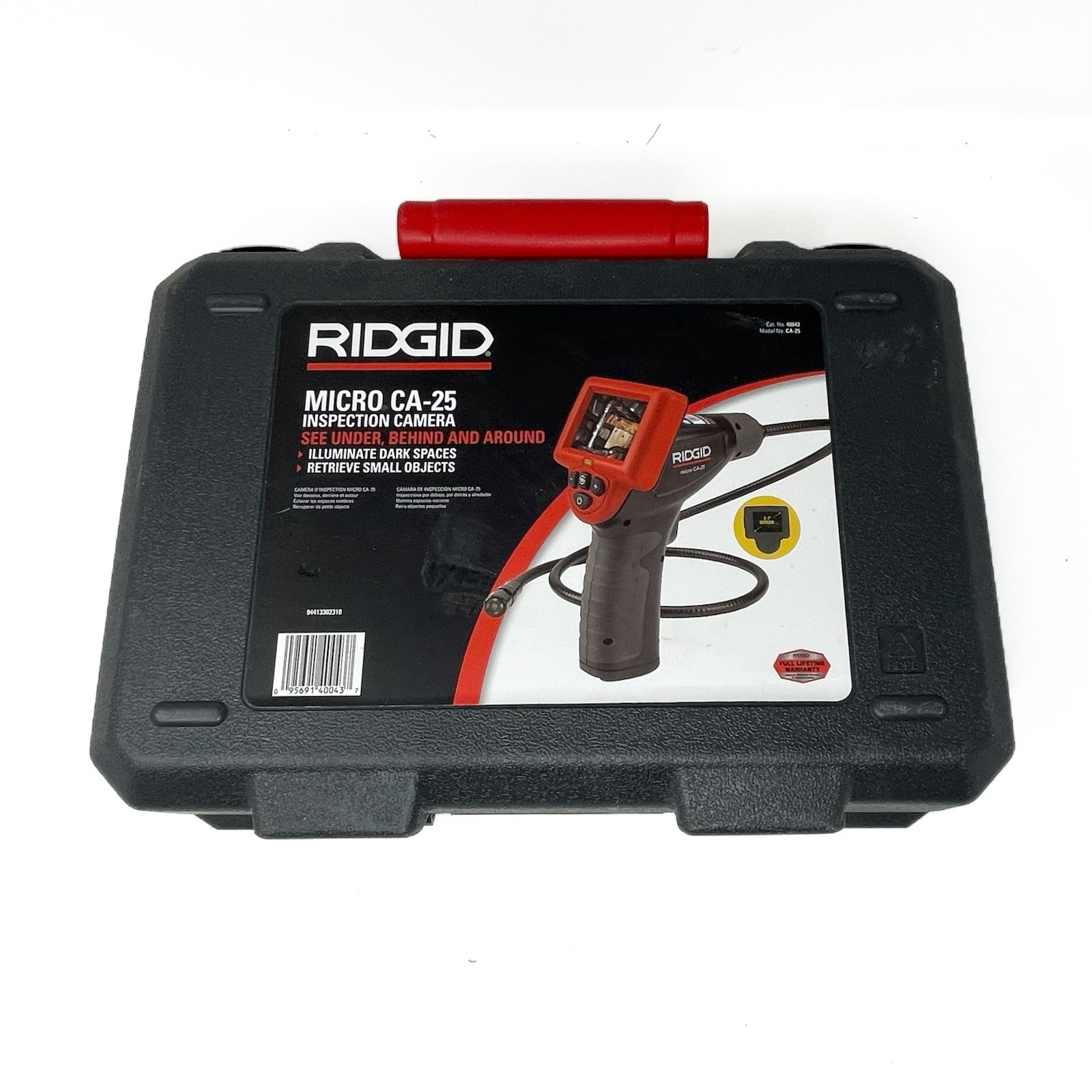 RIDGID Micro CA-25 Digital Handheld Inspection Camera With LED Light 40043