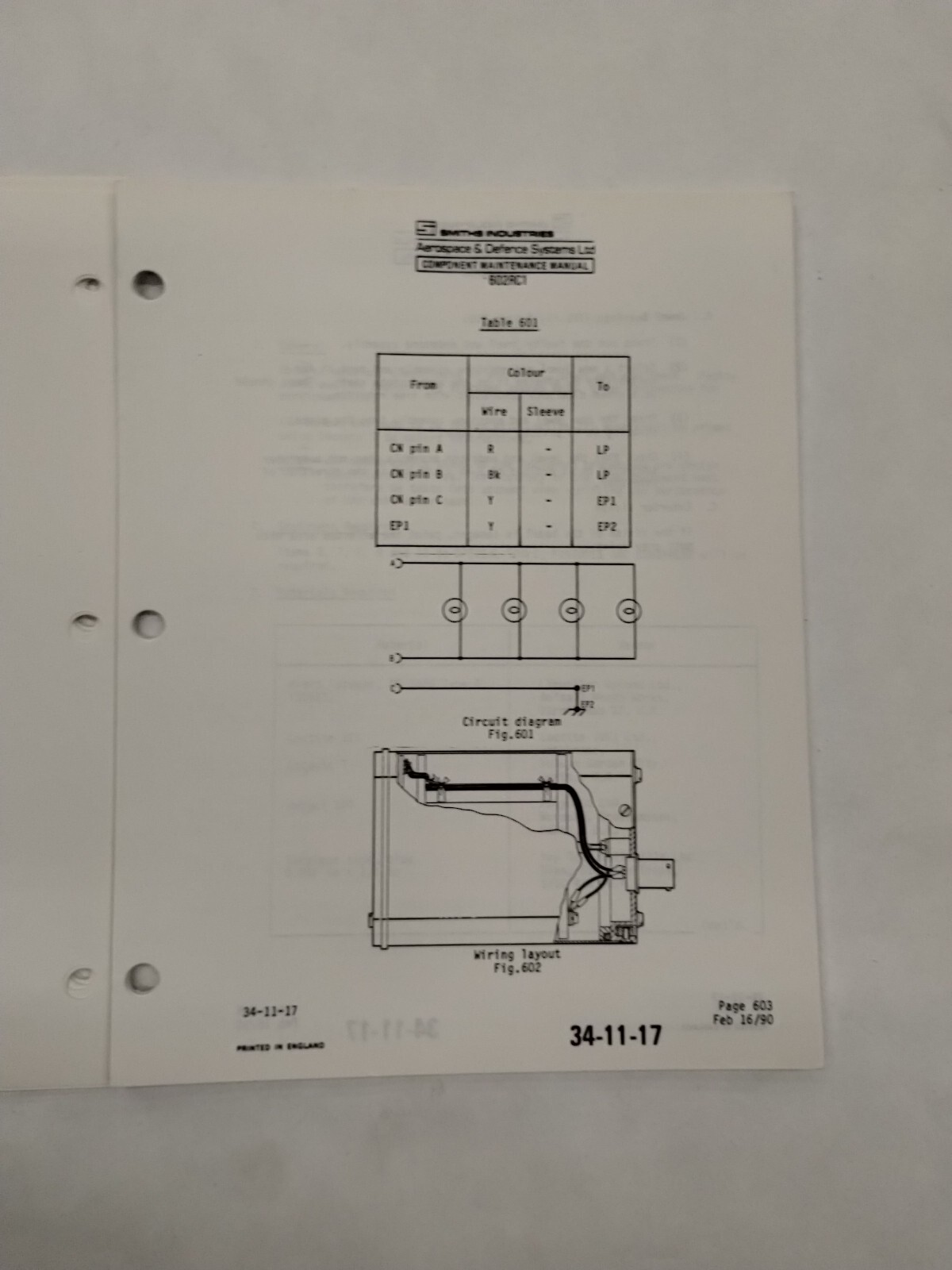 Smiths Industries Vertical Speed Indicator Component Maintenance Illust. Parts