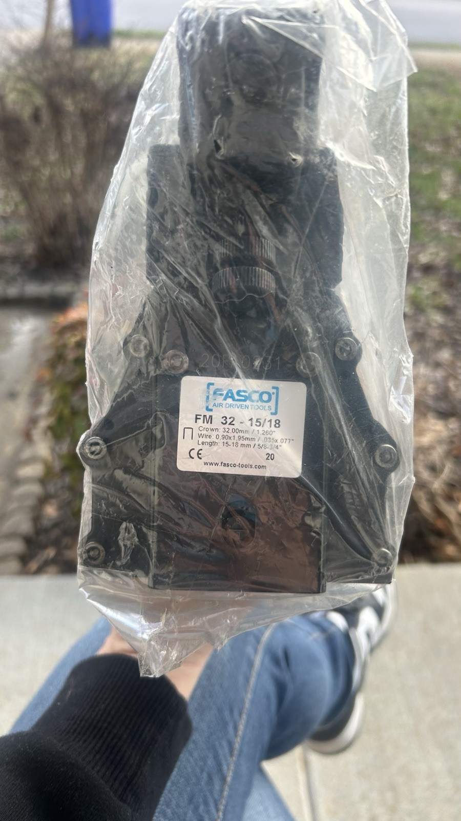 FASCO FM32-15/18 Carton Box Closing Stapler C-Type 32-15 32-18  w/ remover