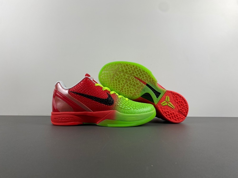 Kobe 6 Protro Split Grinch Men's Size US 7 - 11