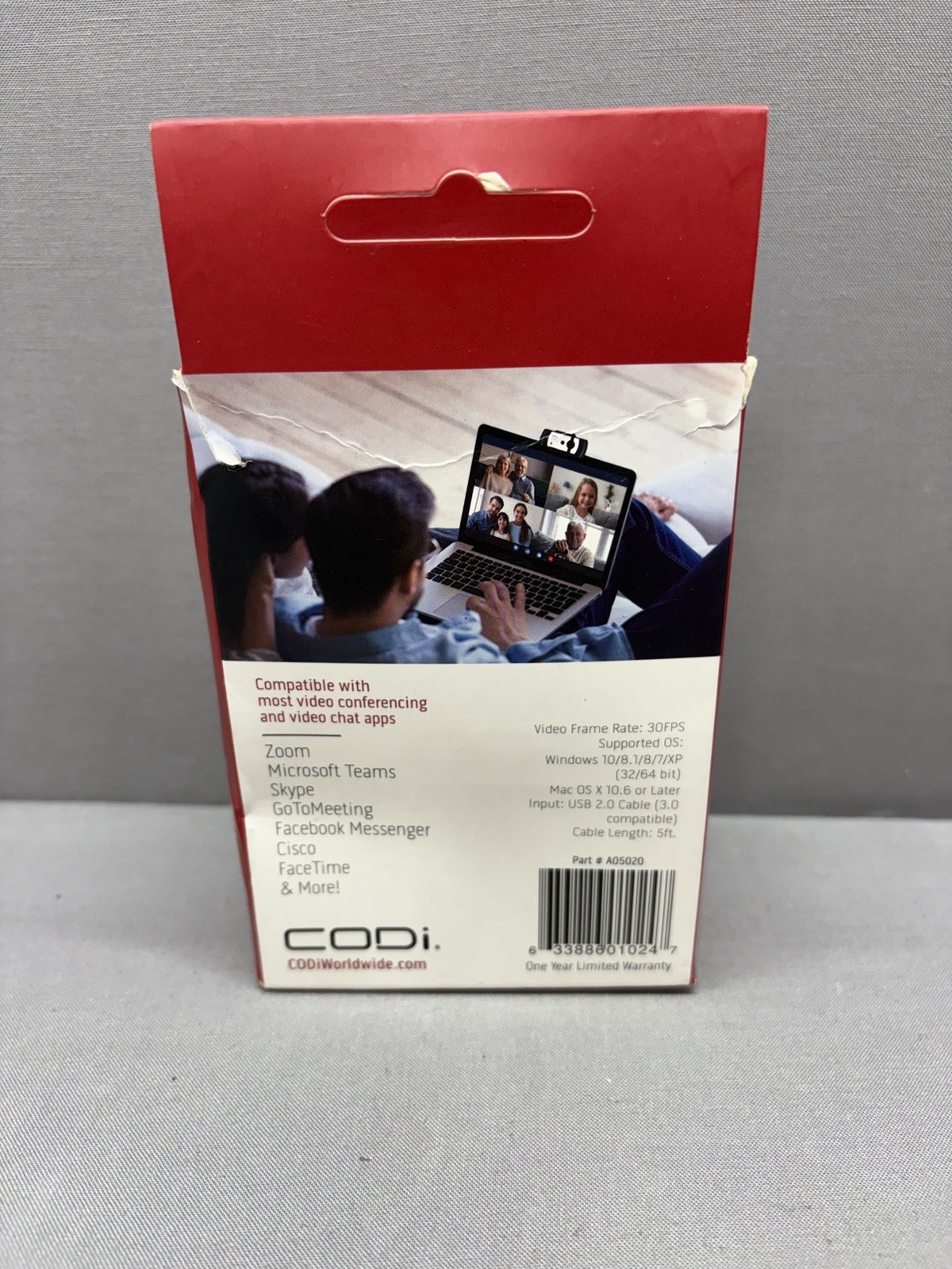 CODi Falco 1080P HD Webcam (model A05020)