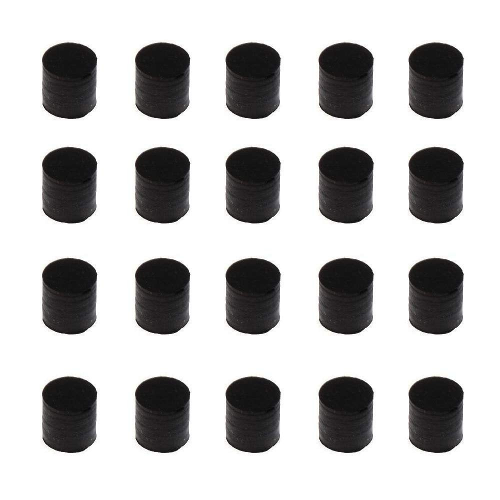 Jiayouy Dia 5mm Valve Rotor Rubber Buffering Stop for 5mm, Black